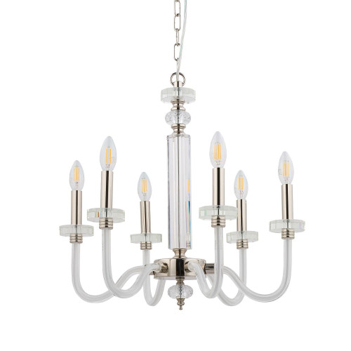 Люстра Nowodvorski 8154 Hampton Е14 6x40W IP20 Chrom ( 4011404 )