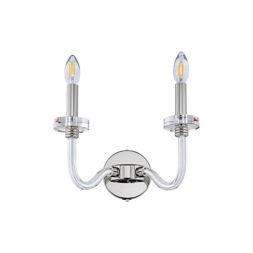 Бра Nowodvorski 8155 Hampton Е14 2x40W IP20 Chrom ( 4010939 )