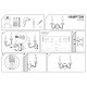Бра Nowodvorski 8155 Hampton Е14 2x40W IP20 Chrom ( 4010939 )