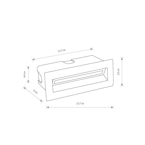 Світильник вуличний Nowodvorski 8165 Bay LED 1x5W 3000K 360Lm IP65 Bl ( 4011083 )