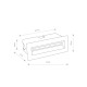 Світильник вуличний Nowodvorski 8165 Bay LED 1x5W 3000K 360Lm IP65 Bl ( 4011083 )