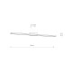 Бра Nowodvorski 8175 Lath LED 1x16W 4000K 1000Lm IP44 Chrom ( 4011729 )