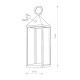 Светильник уличный Nowodvorski 8177 Picnic LED 1x2,2W 3000K 155Lm IP54 Gr ( 4011085 )