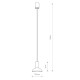 Підвісний світильник Nowodvorski 8194 Hermanos GU10 1x10W IP20 Bl ( 4011406 )