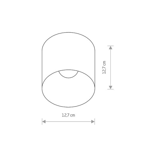 Точковий світильник Nowodvorski 8196 Halo GU10 1x10W IP20 Bl ( 4012045 )
