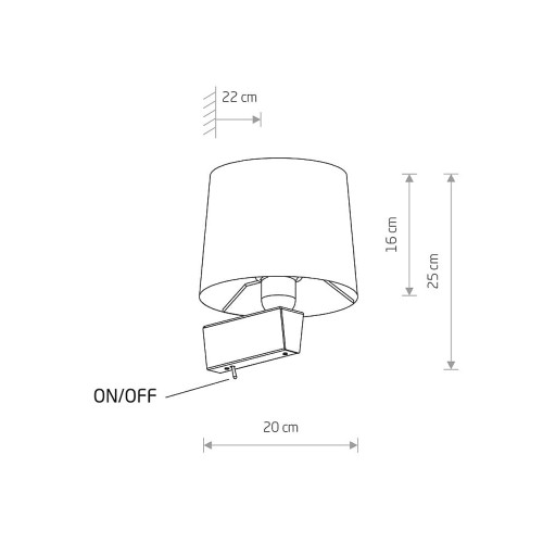 Бра Nowodvorski 8200 Chillin Е27 1x40W IP20 Wh ( 4010943 )
