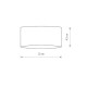 Точковий світильник Nowodvorski 8202 Flea GX53 1x12W IP20 Wh ( 4012046 )