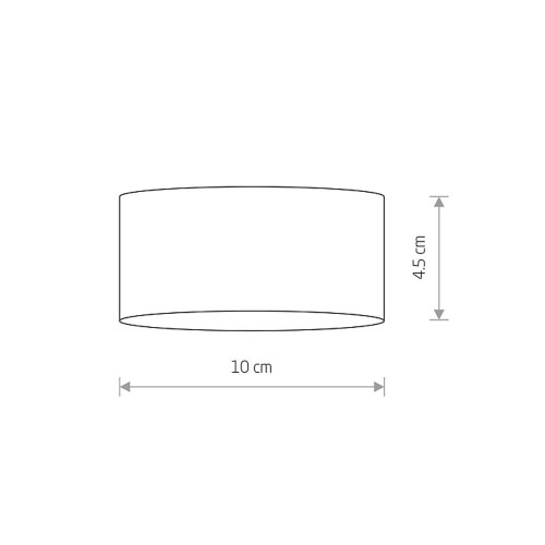 Точковий світильник Nowodvorski 8203 Flea GX53 1x12W IP20 Bl ( 4012047 )