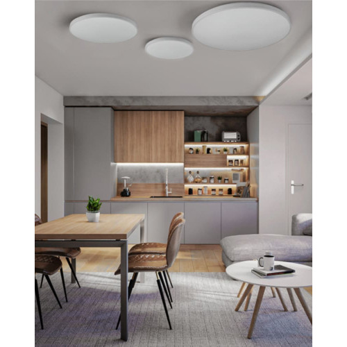 Світильник Nowodvorski 8210 Agnes round LED 1x64W 3000K 4800Lm IP44 Wh ( 4011741 )