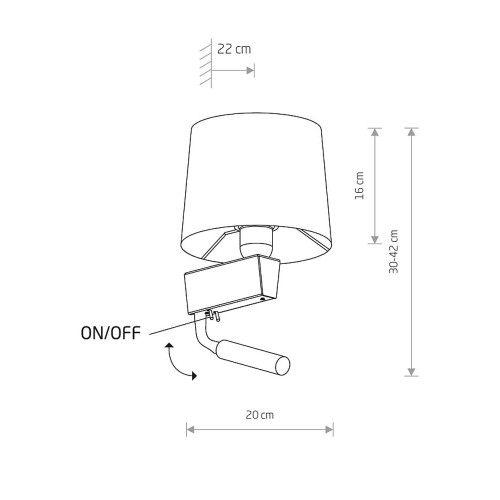 Бра Nowodvorski 8216 Chillin IP20 Wh ( 4010949 )