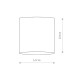 Точковий світильник Nowodvorski 8224 Point tone GU10 1x10W IP20 Bl ( 4012052 )