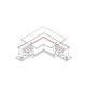 Соединитель Nowodvorski 8230 Ctls Recessed Power L Connector, Right IP20 Wh ( 4012777 )