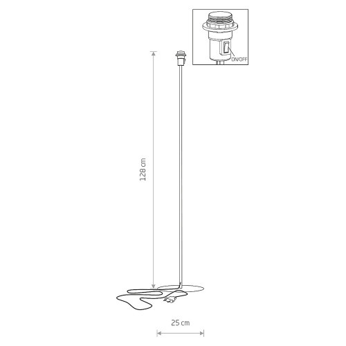Торшер Nowodvorski 8346 Petit E27 1x40W Bl ( 4011997 )