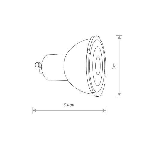 Лампа Nowodvorski 8347 Reflector gu10 GU10 1x7W 4000K 570Lm IP20 Bl ( 4011177 )