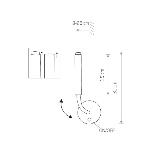 Бра Nowodvorski 8352 Stalactite G9 1x10W IP20 Bl ( 4010956 )