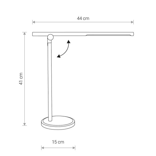 Настільна лампа Nowodvorski 8358 Style LED 1x8W 3000K-6000К 400Lm IP20 Bl ( 4011599 )