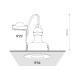Точковий світильник Nowodvorski 8376 Golf GU10 1x15W IP54 Bl ( 4012065 )