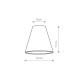 Абажур Nowodvorski 8416 Cameleon Cone S Wh ( 4012571 )