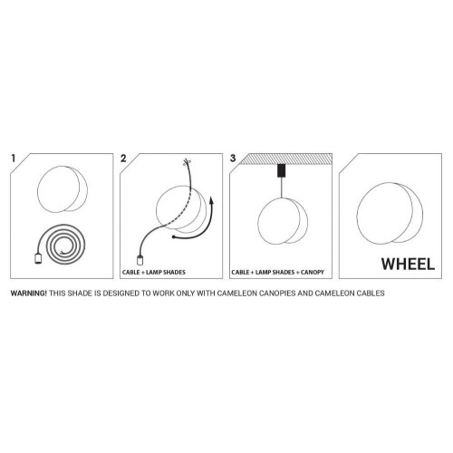 Абажур Nowodvorski 8423 Cameleon Wheel E27 Bl ( 4012577 )