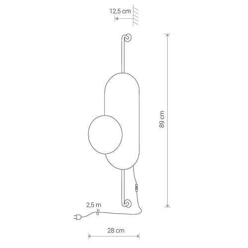 Бра Nowodvorski 8430 Wheel lux G9 1x12W IP20 Gold ( 4010961 )