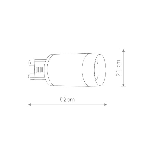 Лампа Nowodvorski 8447 Bulb g9 led G9 1x3W 4000K 310Lm Wh ( 4011181 )