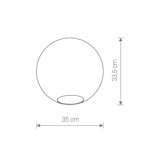 Плафон для світильника Nowodvorski 8527 Cameleon Sphere Xl E27/G9 Transparent ( 4012638 )