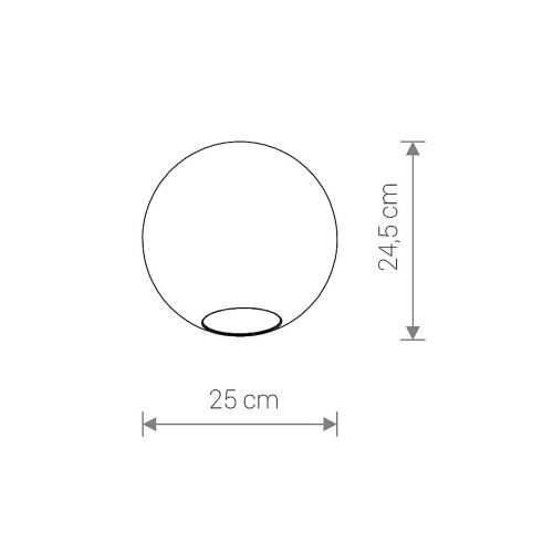 Плафон для світильника Nowodvorski 8528 Cameleon Sphere L E27/G9 Transparent ( 4012639 )