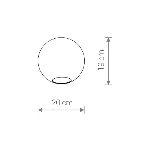 Плафон для світильника Nowodvorski 8530 Cameleon Sphere M E27/G9 Transparent ( 4012640 )