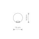 Плафон для світильника Nowodvorski 8531 Cameleon Sphere S E27/G9 Transparent ( 4012641 )