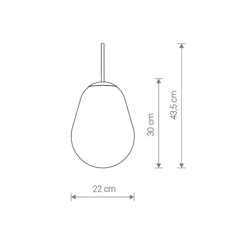 Абажур Nowodvorski 8534 Cameleon Pear S E27/G9 Transparent ( 4012644 )