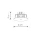 Основа Nowodvorski 8547 Cameleon Canopy F 10W IP20 Bl ( 4012656 )