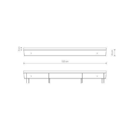 Основа Nowodvorski 8554 Cameleon Canopy C 1200 10W IP20 Bl ( 4012662 )