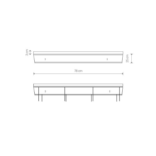Основание Nowodvorski 8556 Cameleon Canopy C 780 10W IP20 Bl ( 4012664 )