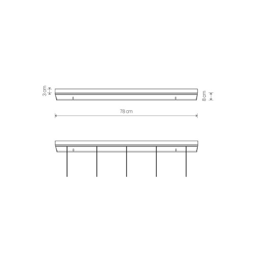 Основание Nowodvorski 8561 Cameleon Canopy B 780 10W IP20 Bl ( 4012668 )