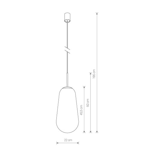Подвесной светильник Nowodvorski 8671 Pear E27 1x40W IP20 Transparent ( 4011434 )