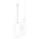 Подвесной светильник Nowodvorski 8671 Pear E27 1x40W IP20 Transparent ( 4011434 )