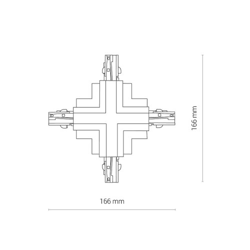 Соединитель Nowodvorski 8680 Ctls Recessed Power X Connector IP20 Bl ( 4012809 )