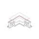 Соединитель Nowodvorski 8683 Ctls Recessed Power L Connector, Left IP20 Bl ( 4012812 )