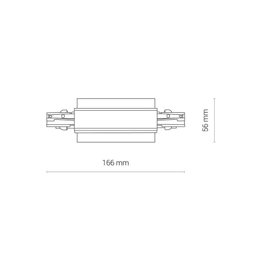 Соединитель Nowodvorski 8685 Ctls Recessed Power Straight Connector IP20 Bl ( 4012814 )
