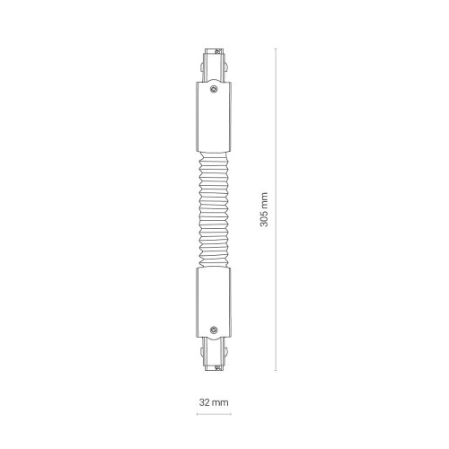 Соединитель Nowodvorski 8700 Ctls Power Flex Connector Bl ( 4012827 )