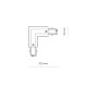 Соединитель Nowodvorski 8706 Ctls Power L Connector Left Bl ( 4012833 )