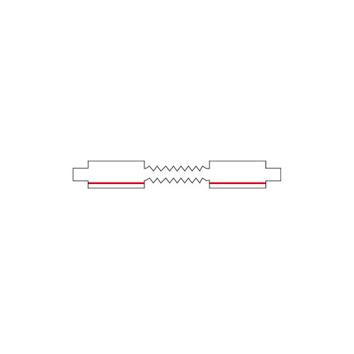 Соединитель Nowodvorski 8708 Ctls Power Straight Connector Bl ( 4012835 )
