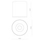 Точечный светильник Nowodvorski 8732 Cl Ios LED 30W 4000K 2700Lm 60° IP20 Bl ( 4012856 )