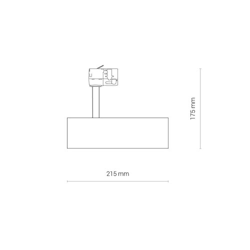Трековый светильник Nowodvorski 8765 Ctls Milo LED 15W 4000K 1350Lm IP20 Wh ( 4012886 )
