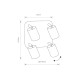 Спот Nowodvorski 8820 Eye spot GU10 4x10W IP20 Bl ( 4011943 )