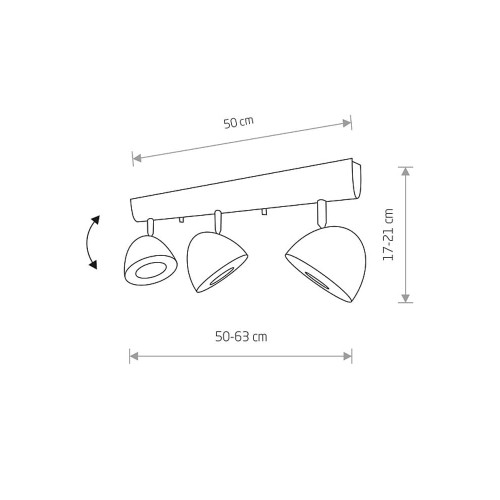 Спот Nowodvorski 8841 Vespa GU10, ES111 3x75W IP20 Bl ( 4011946 )