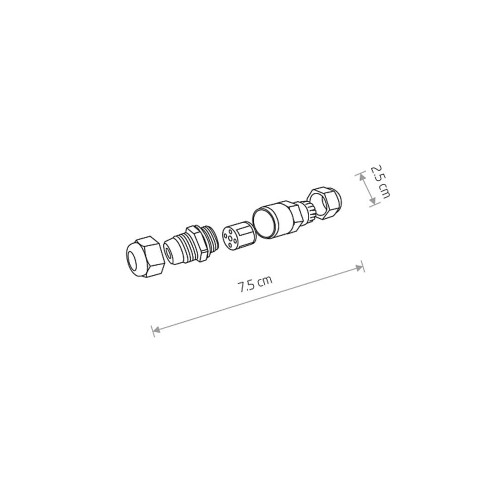 Соединитель Nowodvorski 8845 Waterproof connector IP68 Bl ( 4011095 )