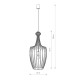 Подвесной светильник Nowodvorski 8850 Luksor E27 1x60W IP20 Gold ( 4011444 )