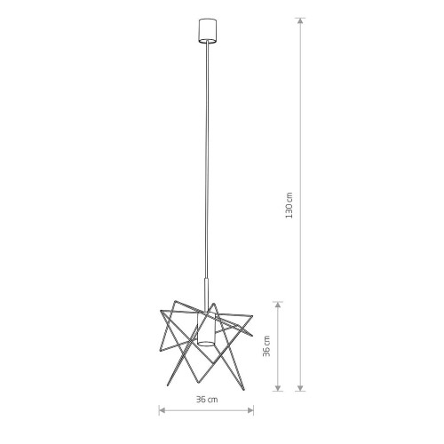 Подвесной светильник Nowodvorski 8854 Gstar GU10 1x10W IP20 Bl ( 4011447 )