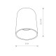 Точковий світильник Nowodvorski 8925 Eye tone GU10 1x10W IP20 Wh ( 4012086 )